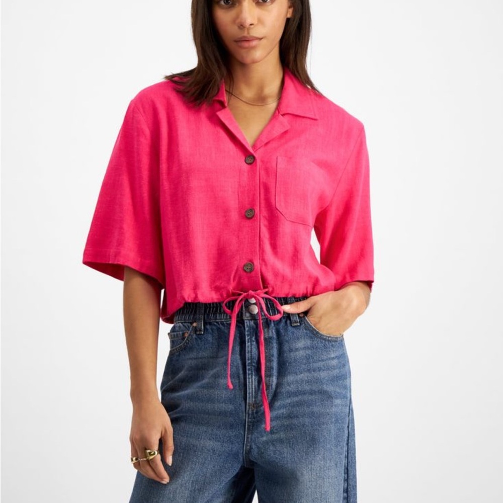 And Now This Cropped shirt